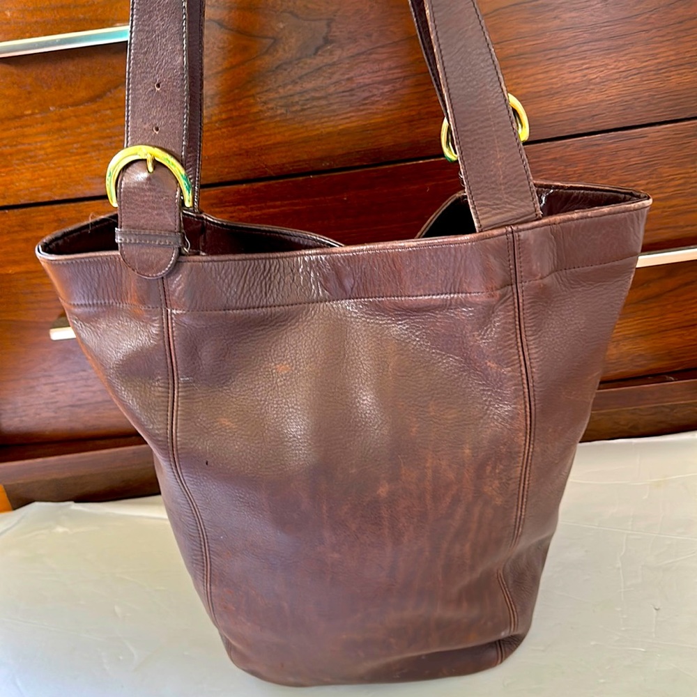Vintage large Coach tote - Picture 1 of 15